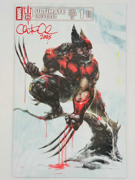 ULTIMATE UNIVERSE: ONE YEAR IN #1 2ND PTG SIGNED Chris Condon Ivan Tao Var