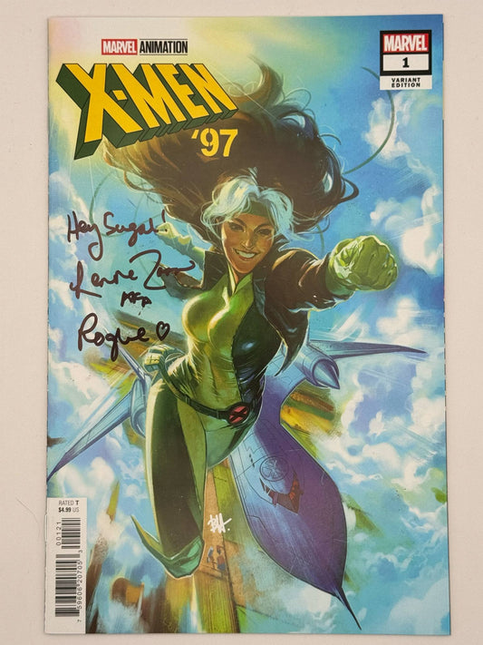 X-MEN '97 #1 SIGNED Lenore Zann (Rogue) | Ben Harvey Variant