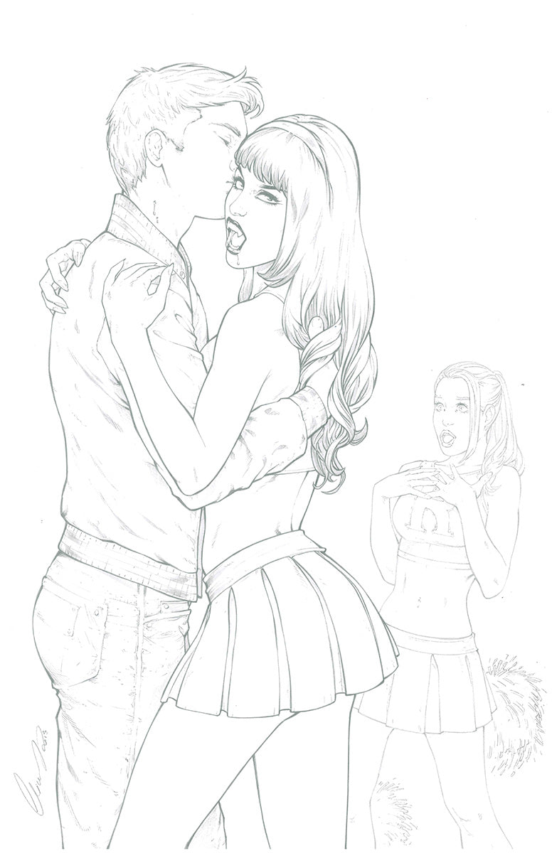 VAMPIRONICA #1 ORIGINAL COVER ART BY ELIAS CHATZOUDIS