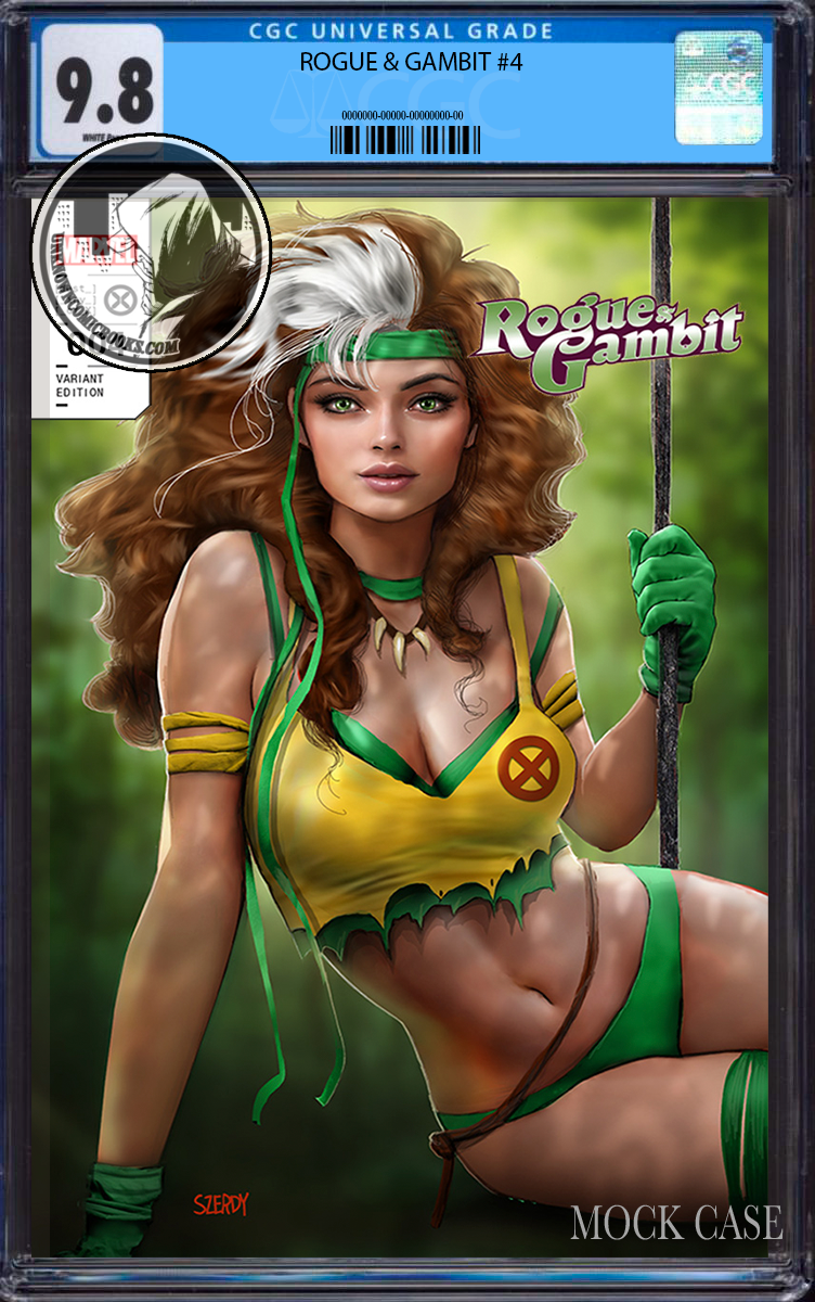 ROGUE & GAMBIT #4 UNKNOWN COMICS NATHAN SZERDY EXCLUSIVE VAR CGC 9.8 BLUE LABEL (01/31/2024)
