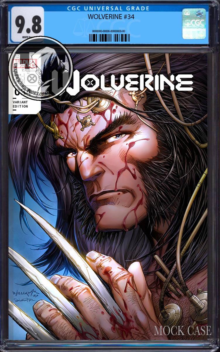 WOLVERINE #34 UNKNOWN COMICS SCOTT WILLIAMS EXCLUSIVE ICON VAR CGC 9.8 BLUE LABEL (01/31/2024)