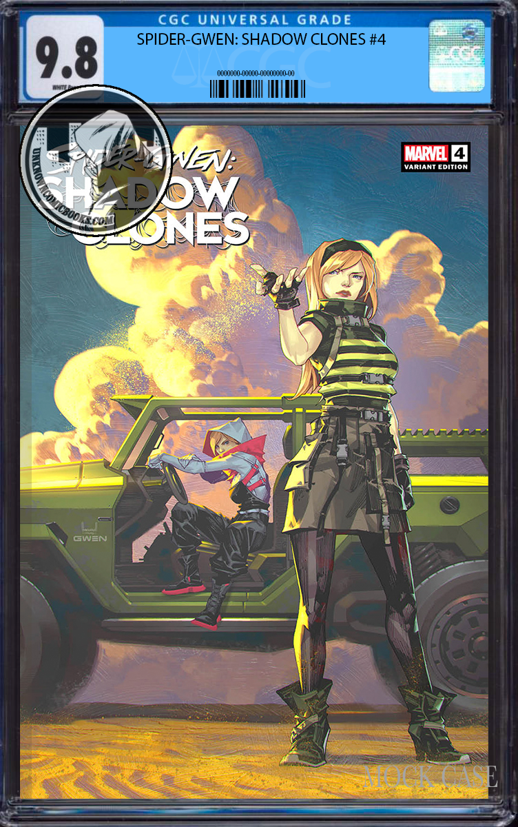 SPIDER-GWEN: SHADOW CLONES #4 UNKNOWN COMICS KAEL NGU EXCLUSIVE VAR CGC 9.8 BLUE LABEL (02/28/2024)