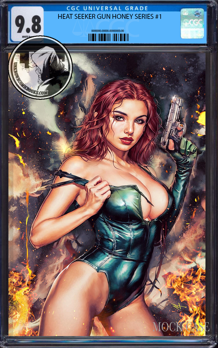 HEAT SEEKER GUN HONEY SERIES #1 MARCO TURINI (616) EXCLUSIVE VIRGIN VAR CGC 9.8 BLUE LABEL (01/31/2024)