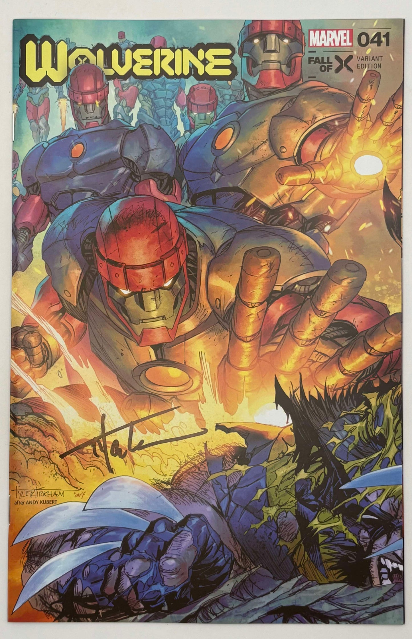 WOLVERINE #41 SIGNED Kirkham Unknown EXCL w/COA
