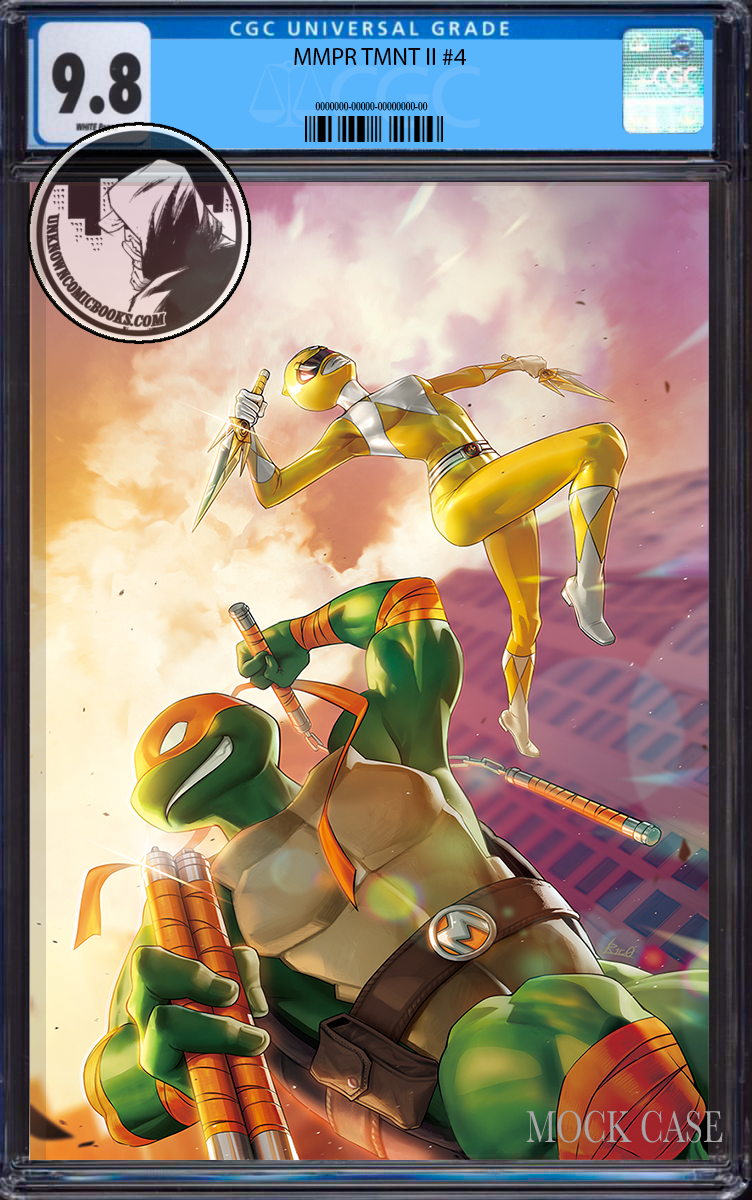 MMPR TMNT II #5 R1C0 UNKNOWN COMICS EXCLUSIVE VIRGIN VAR CGC 9.8 BLUE LABEL (12/27/2023)