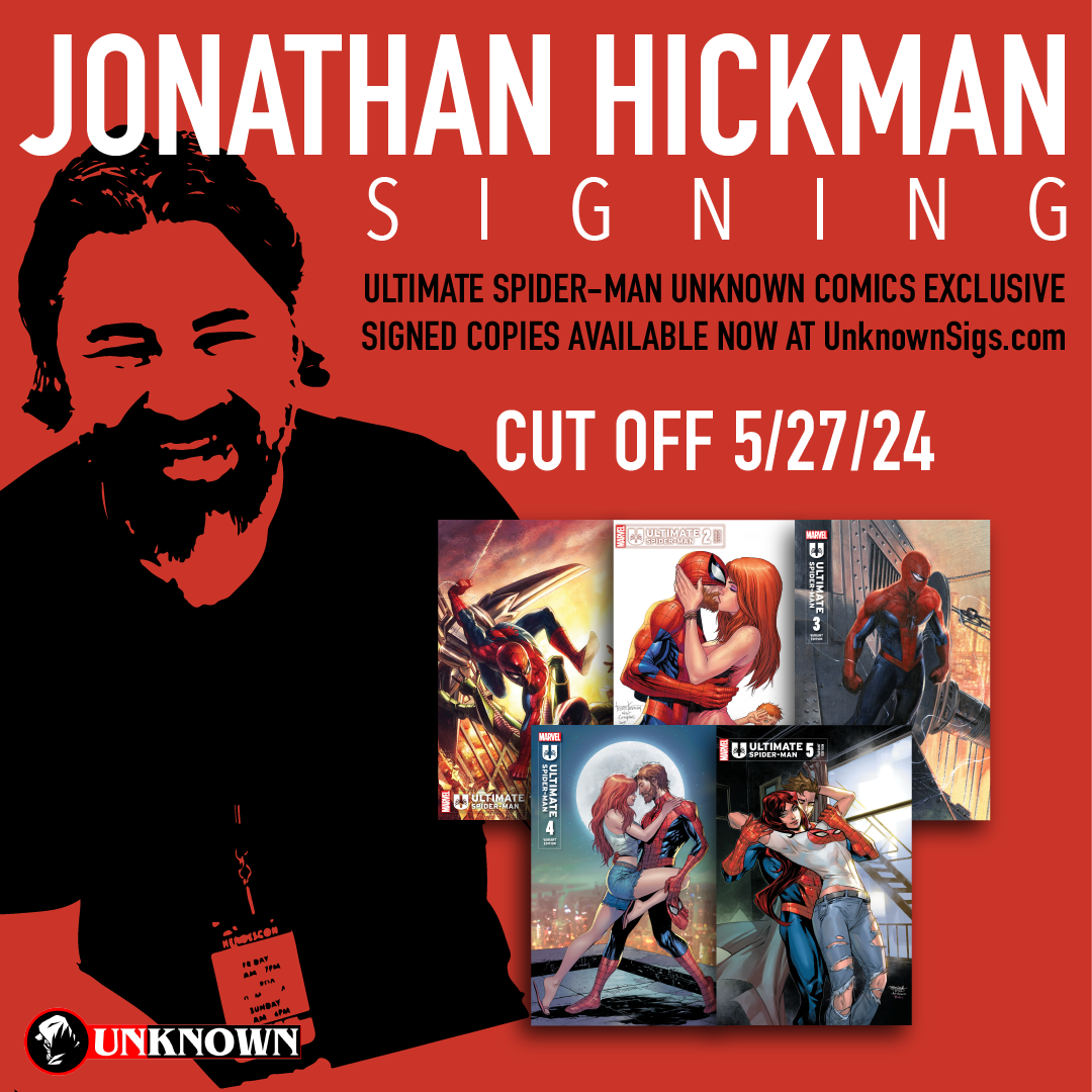 JONATHAN HICKMAN SIGNING - ULTIMATE SPIDER-MAN