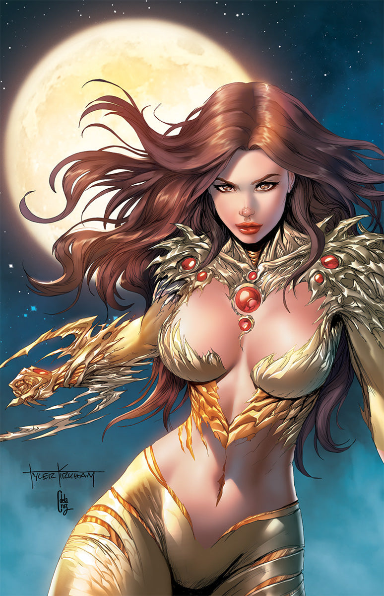 [SIGNED BY TYLER KIRKHAM] WITCHBLADE (2024) #1 UNKNOWN COMICS TYLER KIRKHAM VIRGIN VAR (08/28/2024)