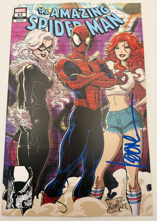 [SIGNED W/ COA] Amazing Spider-Man #63 Unknown Comics Kaare Andrews Connecting Exclusive Var [IN STOCK]