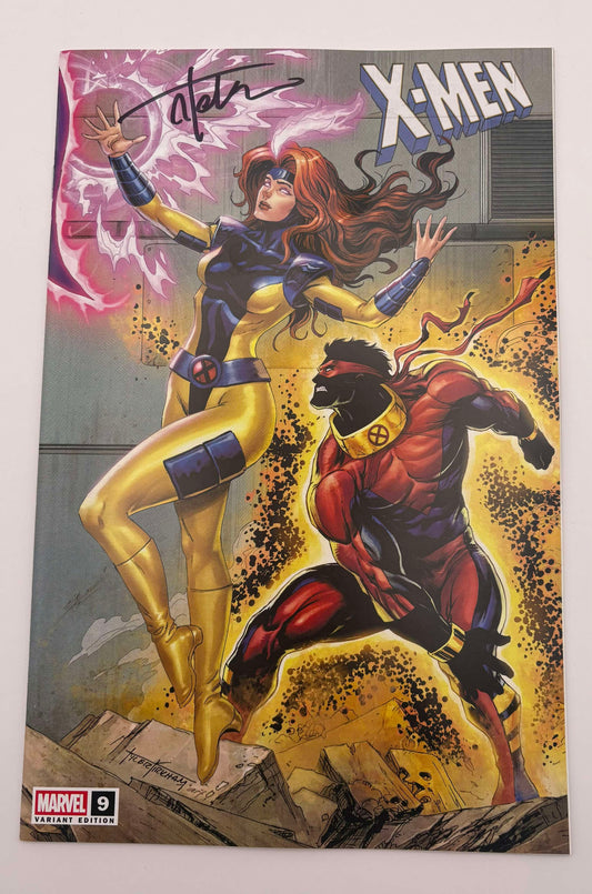 [SIGNED W/ COA] X-Men #9 Unknown Comics Tyler Kirkham Exclusive Var [IN STOCK]