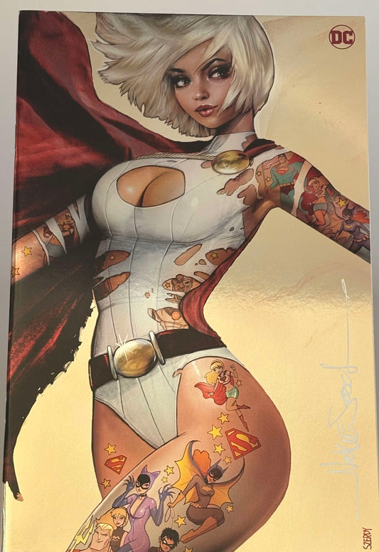 [SIGNED W/ COA] POWER GIRL #1 NATHAN SZERDY (616) EXCLUSIVE FOIL NYCC VIRGIN VAR [IN STOCK]