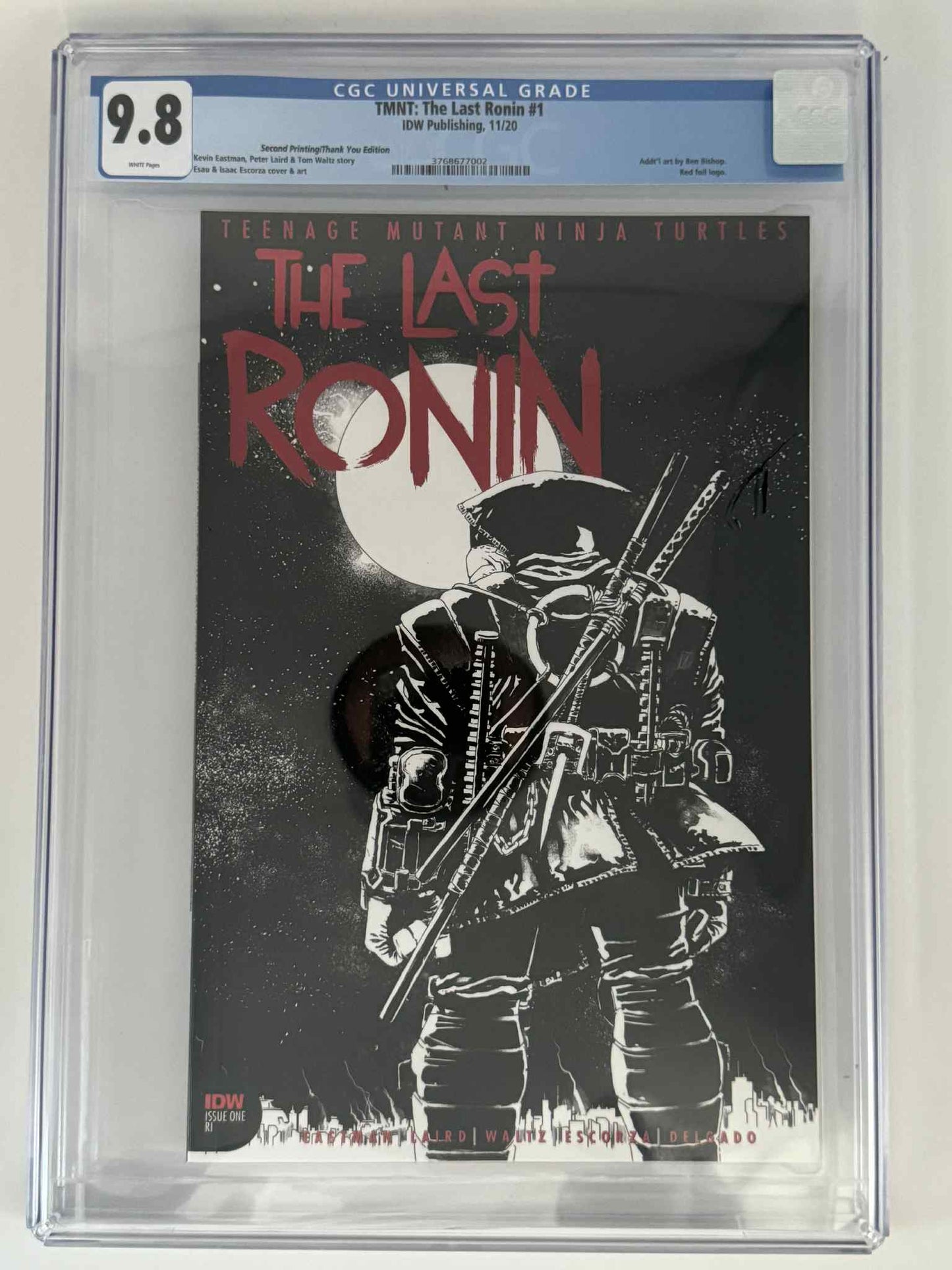 TMNT: The Last Ronin #1 CGC 9.8 Blue Label Escorza Exclusive Var