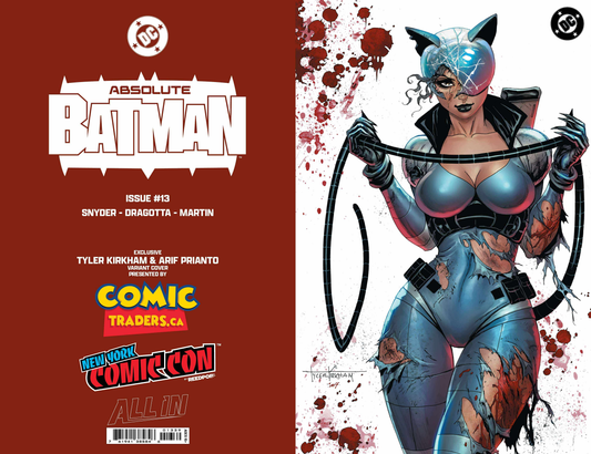 [FOIL] ABSOLUTE BATMAN #13 TYLER KIRKHAM EXCLUSIVE BATLLE DAMAGED NYCC EXCLUSIVE CATWOMAN VIRGIN VAR (10/08/2025)