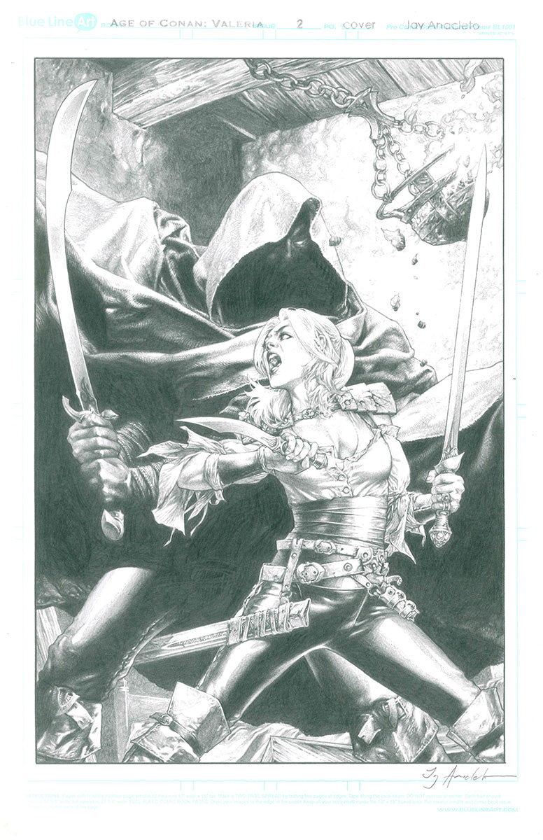 Age of Conan: Valeria #2 by Jay Anacleto [ORIGINAL ART]