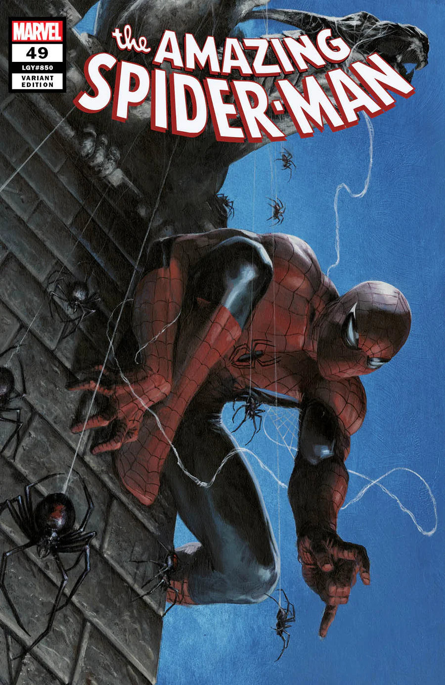 [SIGNED W/COA] AMAZING SPIDER-MAN #49 UNKNOWN COMICS GABRIELE DELLOTTO EXCLUSIVE VAR [08-25]