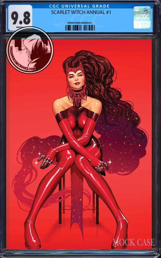 [FOIL] SCARLET WITCH ANNUAL #1 UNKNOWN COMICS DAVID NAKAYAMA EXCLUSIVE VIRGIN VAR CGC 9.8 BLUE LABEL (01/31/2024)