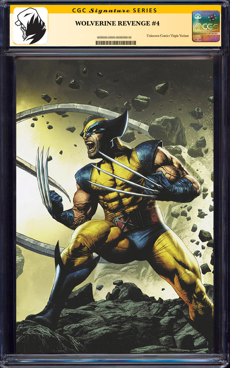 [SIGNED CGC 9.6+ YELLOW LABEL] Wolverine: Revenge - Red Band #4 Unknown Comics MICO SUAYAN Connecting Cover Exclusive Virgin Var Explicit Content (07/2025)