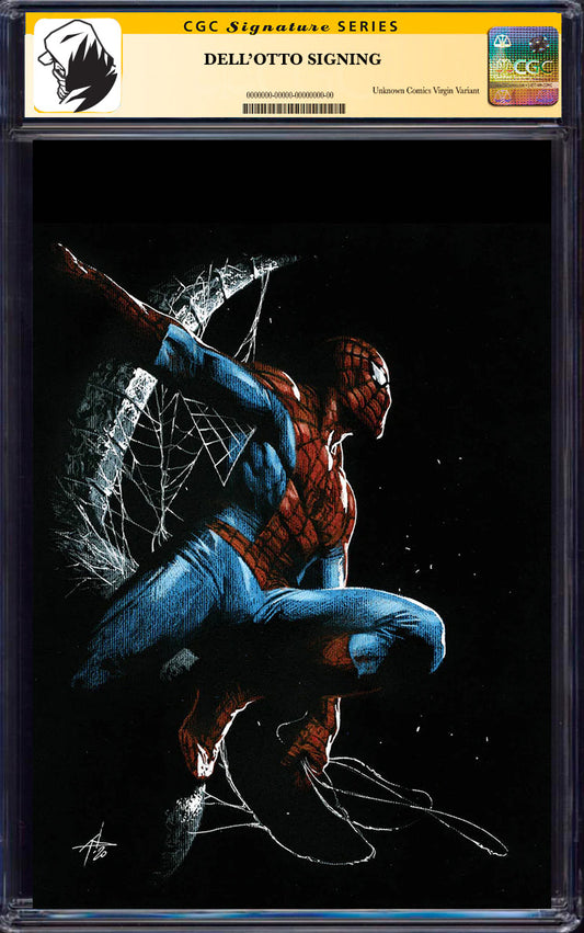 [SIGNED CGC 9.6+ YELLOW LABEL] Non-Stop Spider-Man #1 Unknown Comics Gabriele Dell_Otto Exclusive Var [08-25]