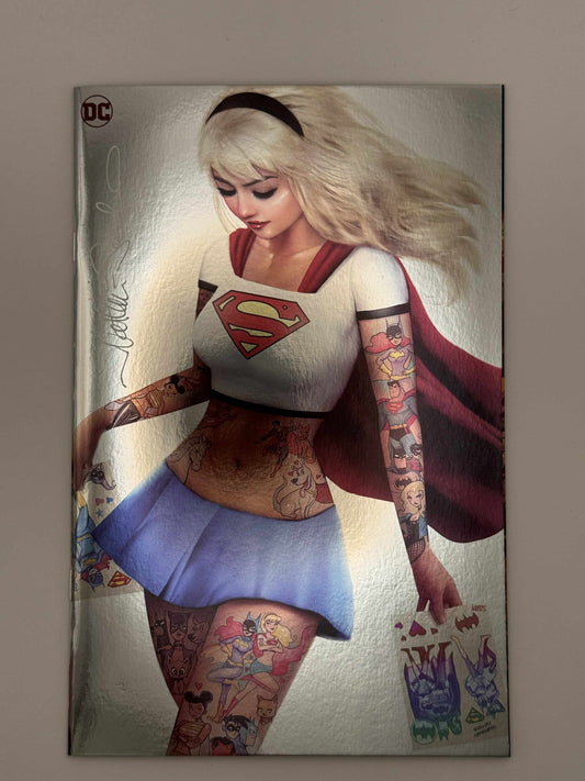 [SIGNED W/COA] [FOIL] ACTION COMICS PRESENTS DOOMSDAY SPECIAL #1 (ONE SHOT) NATHAN SZERDY (616) EXCLUSIVE TATTOO FOIL NYCC VIRGIN VAR [IN STOCK]