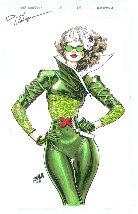 X-Men Hellfire Gala Rogue by David Nakayama [ORIGINAL ART]