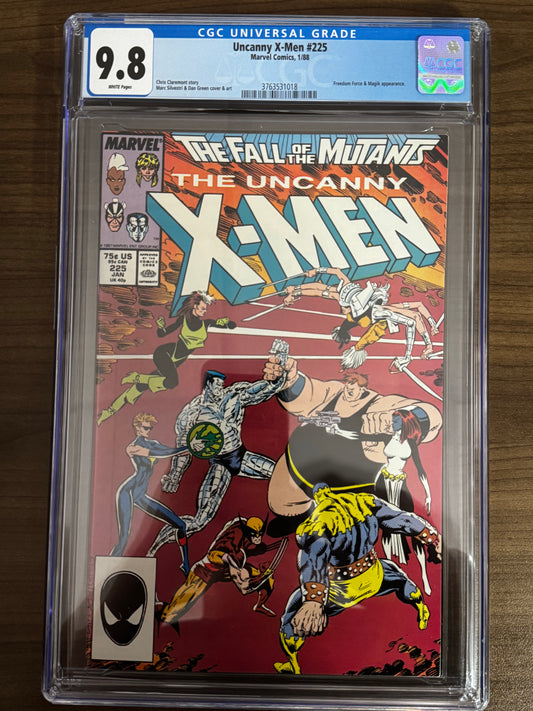 UNCANNY X-MEN #225 1988 CGC 9.8 BLUE LABEL [IN STOCK]