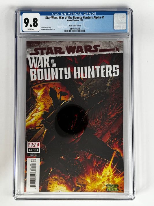 STAR WARS WAR OF THE BOUNTY HUNTER ALPHA #1 BLACK ARMOR CGC 9.8 BLUE LABEL [IN STOCK]