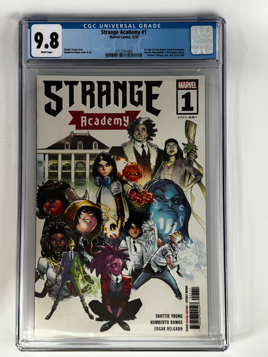 STRANGE ACADEMY #1 Humberto Ramos CGC 9.8 Blue Label - 1st App. Emily Bright, Doyle Dormammu & More - In Stock