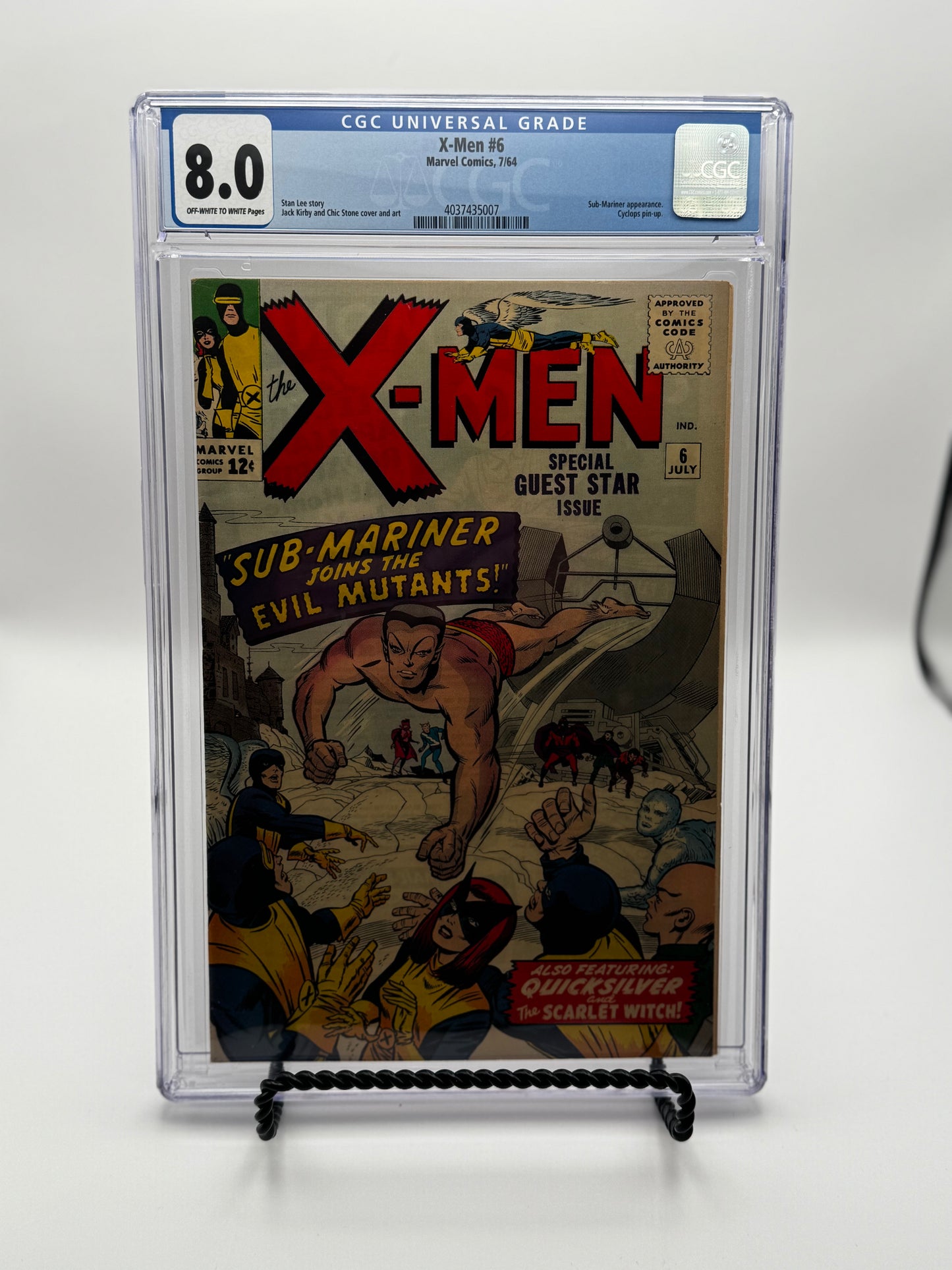 X-Men #6 CGC 8.0 Blue Label 1964 [IN STOCK]