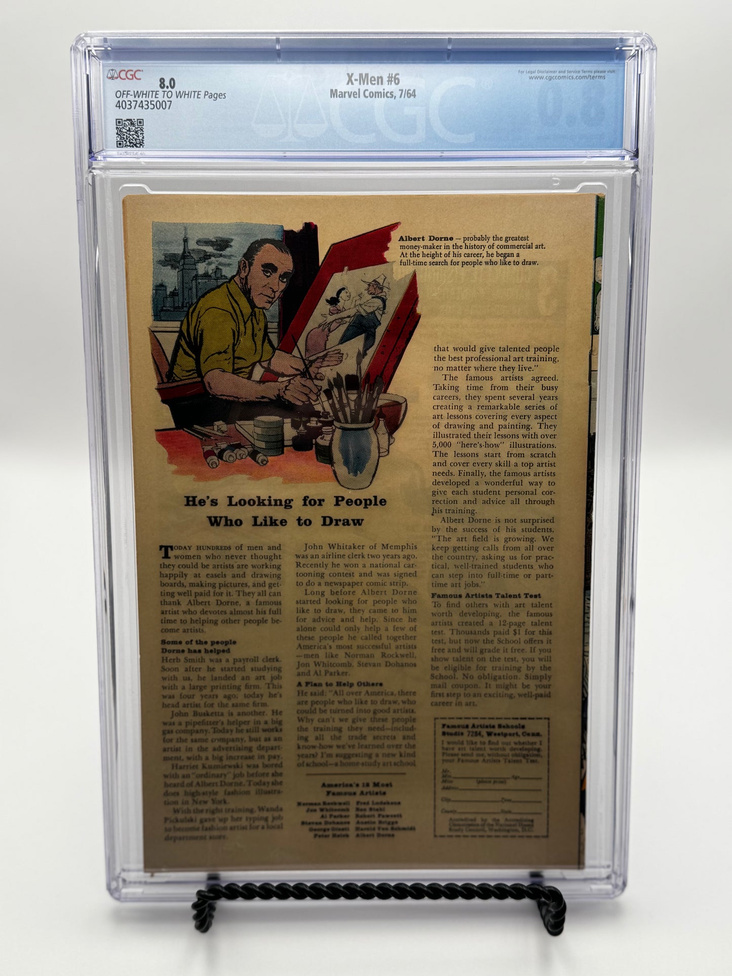 X-Men #6 CGC 8.0 Blue Label 1964 [IN STOCK]
