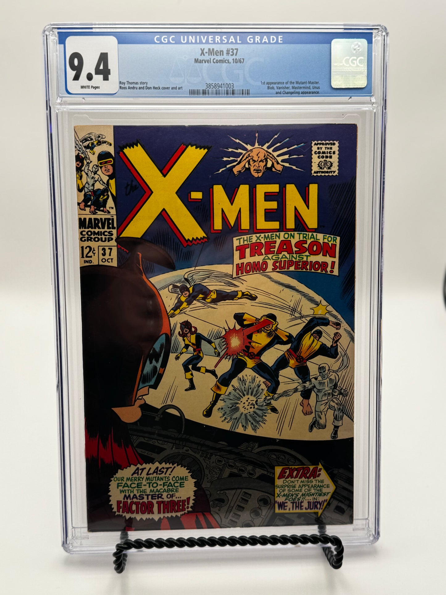 X-Men #37 CGC 9.4 Blue Label 1967 [IN STOCK]