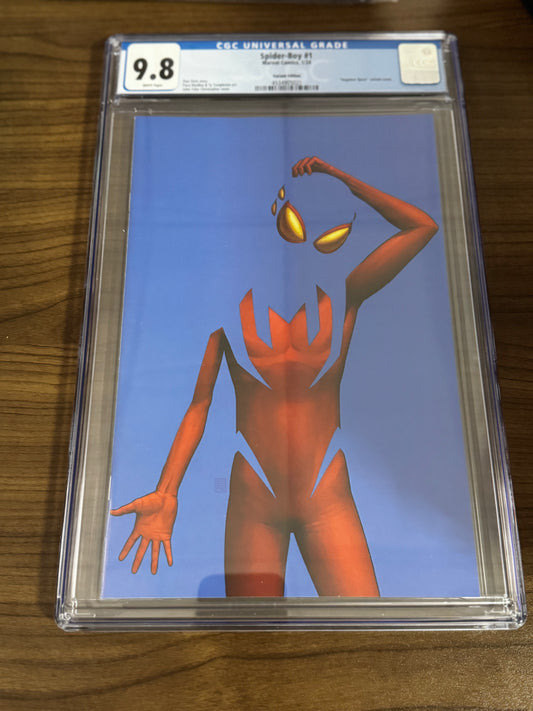 SPIDER-BOY #1 JOHN TYLER CHRISTOPHER VAR CGC 9.8 BLUE LABEL [IN STOCK]
