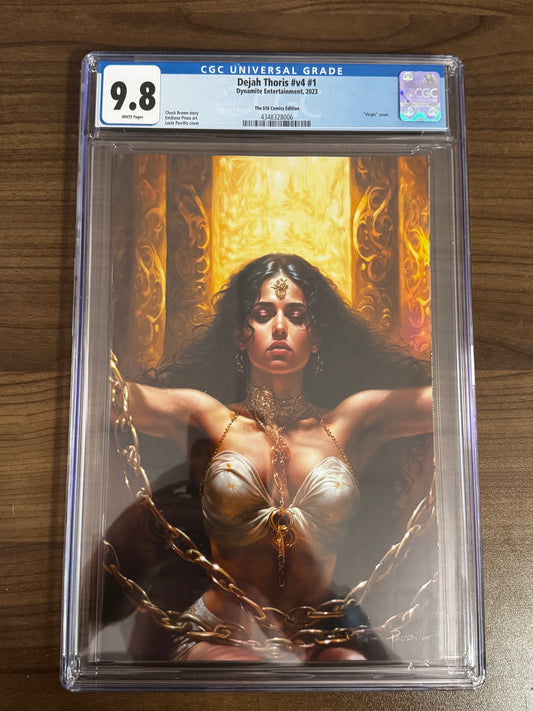 DEJAH THORIS #1 LUCIO PARRILLO VIRGIN VAR CGC 9.8 BLUE LABEL [IN STOCK]