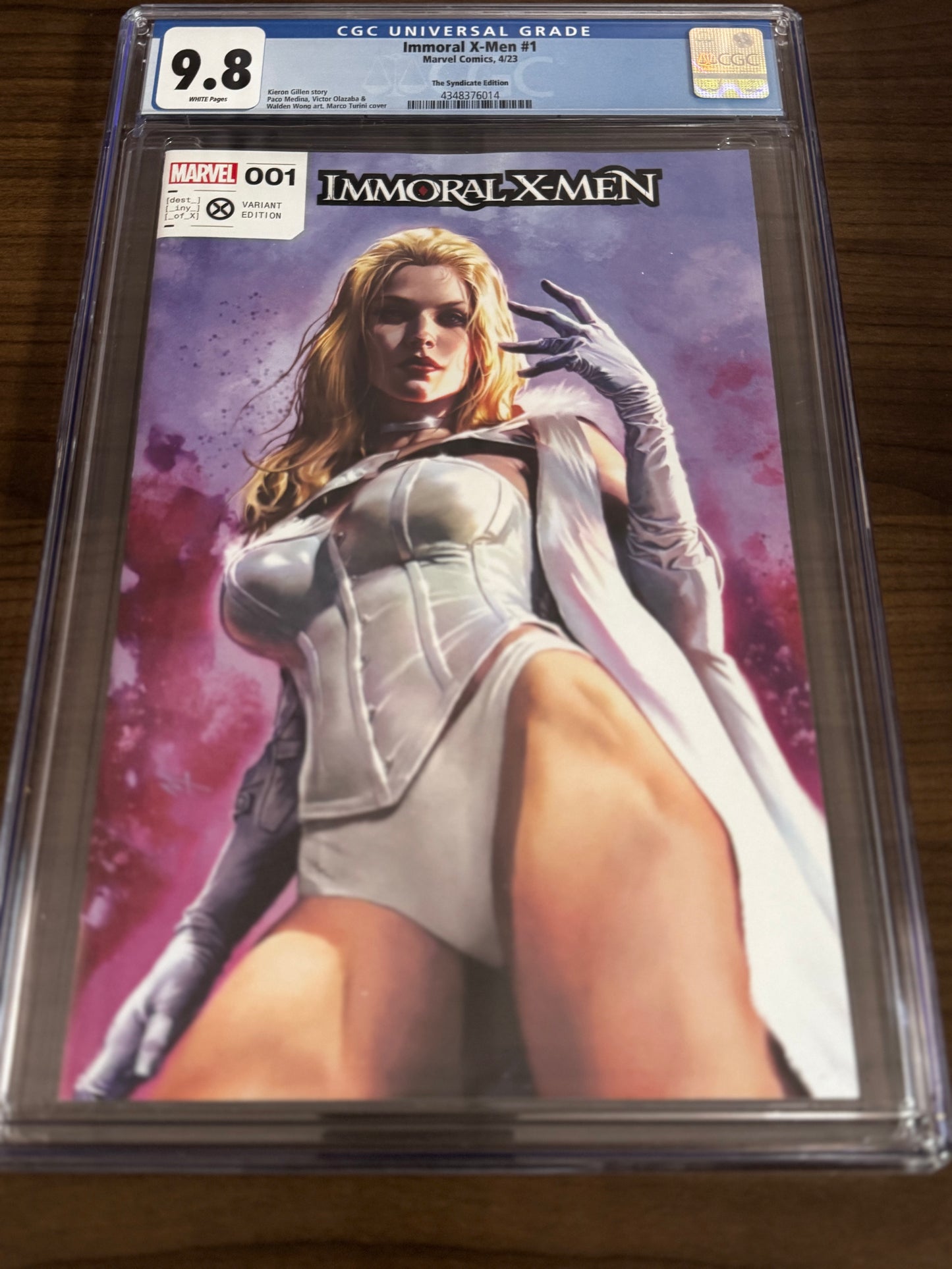 IMMORAL X-MEN #1 MARCO TURINI EXCLUSIVE VAR CGC 9.8 BLUE LABEL [IN STOCK]