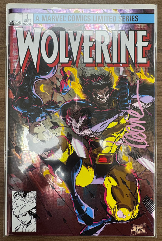 [SIGNED BY KAARE ANDREWS] [FOIL] WOLVERINE BY CLAREMONT & MILLER #1 FACSIMILE EDITION [NEW PRINTING] UNKNOWN COMICS KAARE ANDREWS EXCLUSIVE MEGACON VAR [IN STOCK]