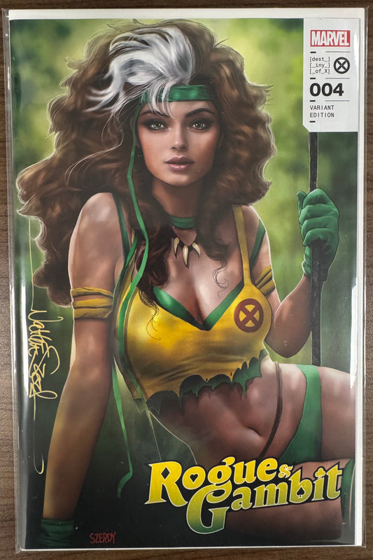 [SIGNED W/ COA] ROGUE & GAMBIT #4  UNKNOWN COMICS NATHAN SZERDY EXCLUSIVE VAR [IN STOCK]