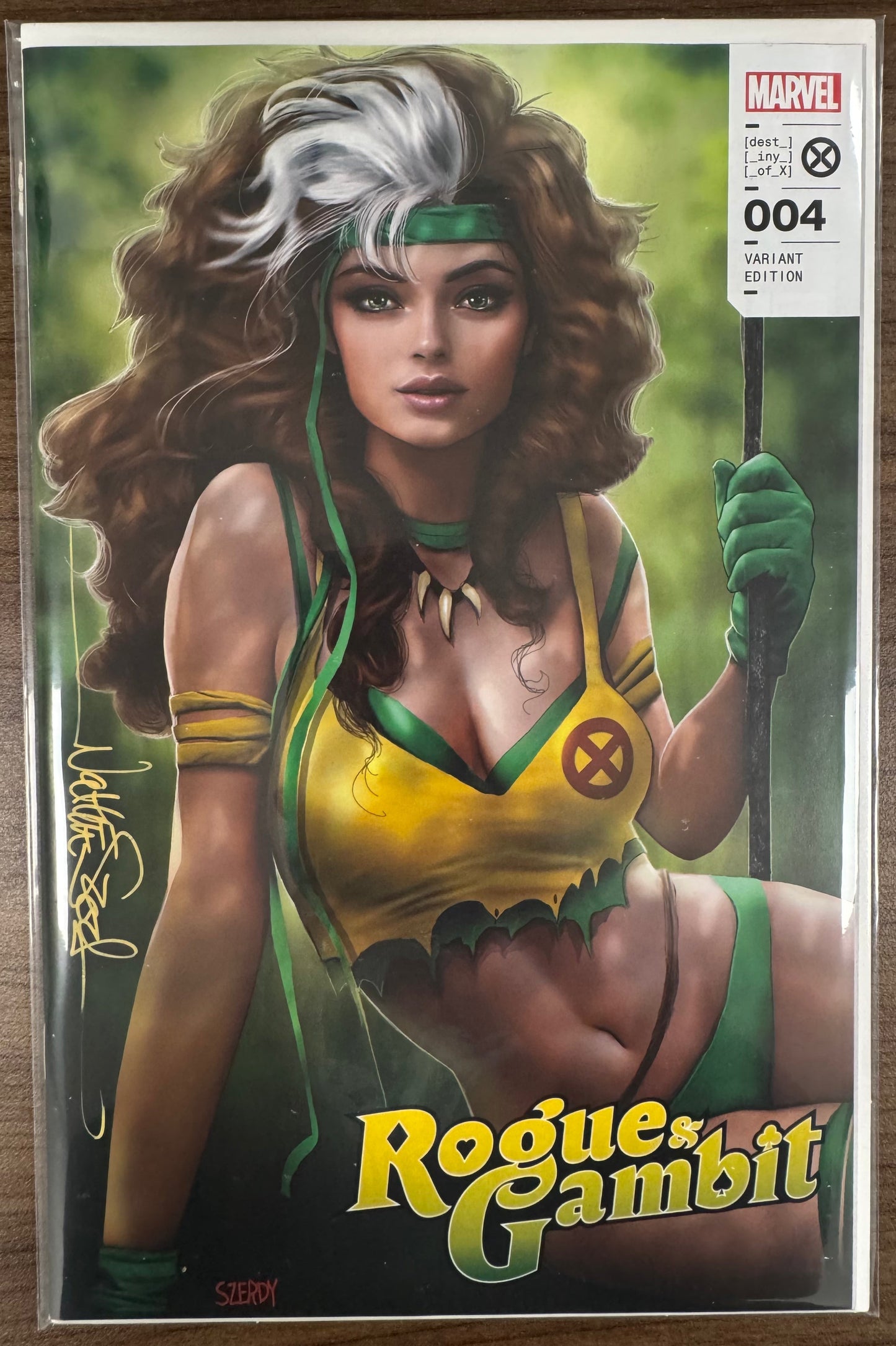 [Signed by Nathan Szerdy] ROGUE & GAMBIT #4  UNKNOWN COMICS NATHAN SZERDY EXCLUSIVE VAR [IN STOCK]