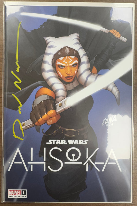 [SIGNED BY DAVID NAKAYAMA] STAR WARS: AHSOKA #1 UNKNOWN COMICS DAVID NAKAYAMA VAR (08/28/2024)