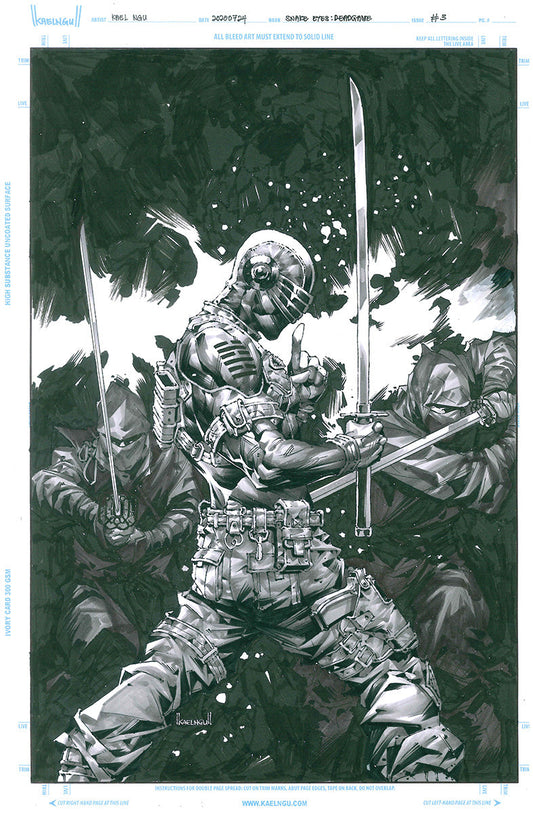 GI JOE: Snake Eyes Dead Game #3 by Kael Ngu [ORIGINAL ART]