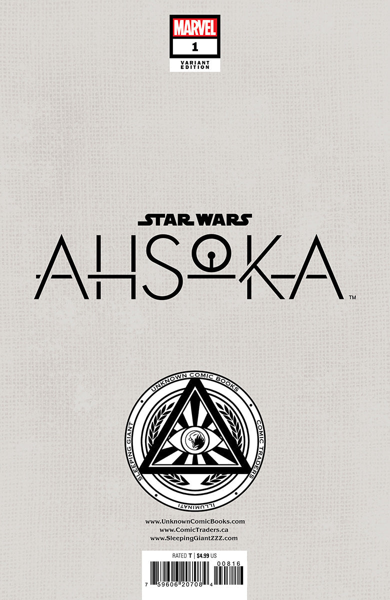 [SIGNED BY DAVID NAKAYAMA] STAR WARS: AHSOKA #1 UNKNOWN COMICS DAVID NAKAYAMA VAR (08/28/2024)