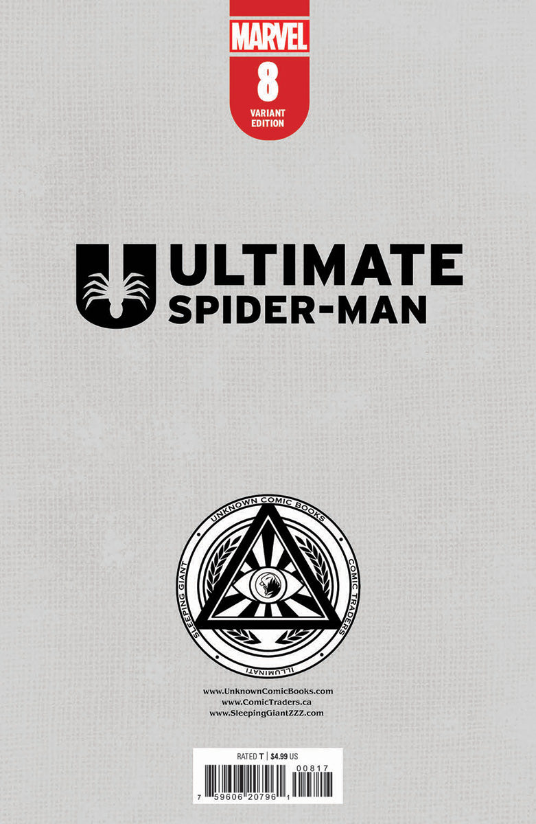 [SIGNED BY JONATHAN HICKMAN] ULTIMATE SPIDER-MAN #8 UNKNOWN COMICS EJIKURE EXCLUSIVE VAR [CGC 9.6+ YELLOW LABEL] (03/26/2025)