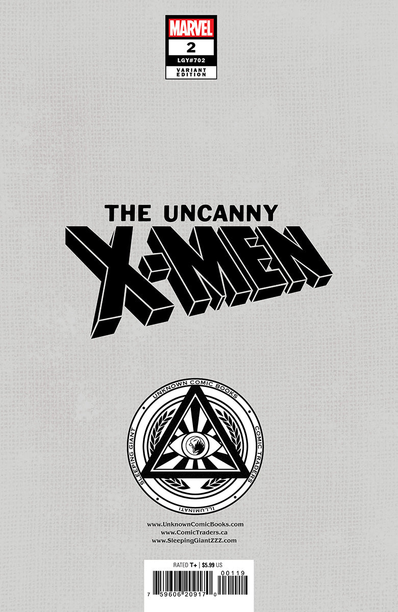 [SIGNED BY HOLLY CHOU] UNCANNY X-MEN #2 UNKNOWN COMICS EXCLUSIVE NATHAN SZERDY VAR (03/26/2025)