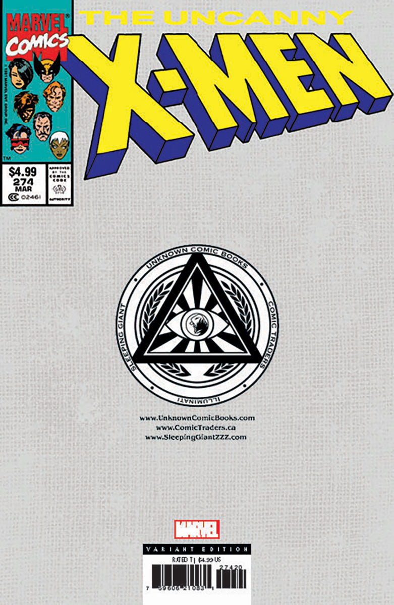 [SIGNED BY LENORE ZANN] [FOIL] UNCANNY X-MEN #274 FACSIMILE UNKNOWN COMICS EXCLUSIVE VAR (03/26/2025)