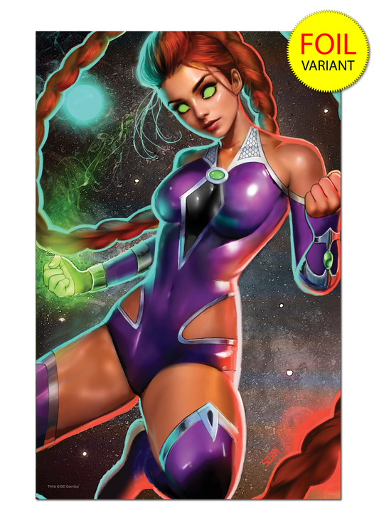 [SIGNED W/ COA] [FOIL] TITANS #1 NATHAN SZERDY (616) EXCLUSIVE VIRGIN VAR [IN STOCK]