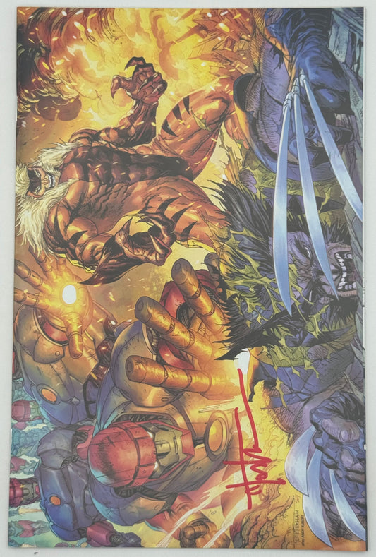 [Signed by Tyler Kirkham] WOLVERINE #42 UNKNOWN COMICS TYLER KIRKHAM MEGACON EXCLUSIVE VIRGIN LANDSCAPE VAR [IN STOCK]