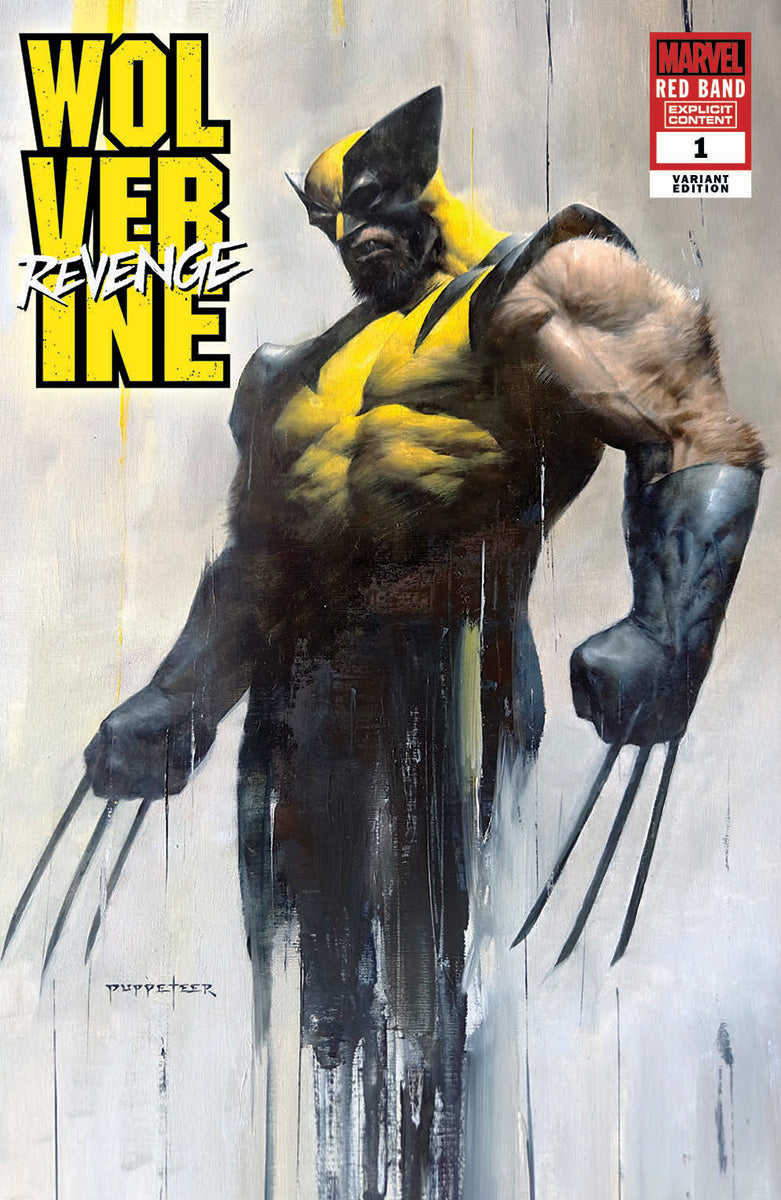 [SIGNED BY JONATHAN HICKMAN] WOLVERINE: REVENGE - RED BAND #1 UNKNOWN COMICS PUPPETTER LEE EXCLUSIVE VAR  [POLYBAGGED] EXPLICIT CONTENT [CGC 9.6+ YELLOW LABEL] (03/26/2025)