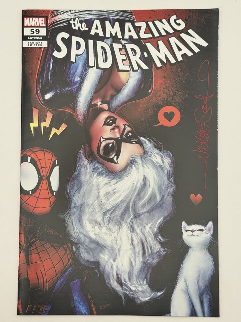 [SIGNED W/ COA] AMAZING SPIDER-MAN #59 UNKNOWN COMICS NATHAN SZERDY EXCLUSIVE VAR [IN STOCK]