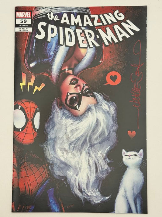 [SIGNED W/ COA] AMAZING SPIDER-MAN #59 UNKNOWN COMICS NATHAN SZERDY EXCLUSIVE VAR [IN STOCK]