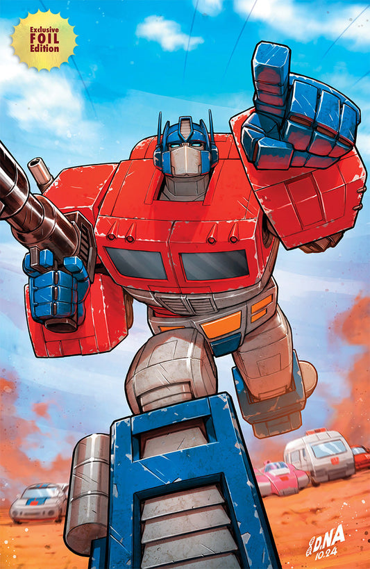 [SIGNED w/ COA] [FOIL] Transformers #1 10th PTG Unknown Comics David Nakayama Exclusive Virgin Var [IN STOCK]