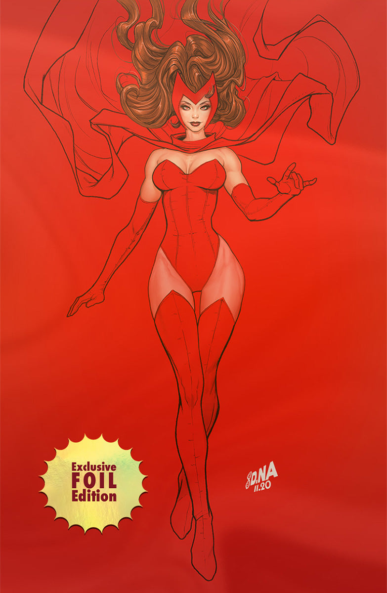 [FOIL] Scarlet Witch #4 Unknown Comics David Nakayama Exclusive Foil Virgin Color Bleed Var (04/05/2023)