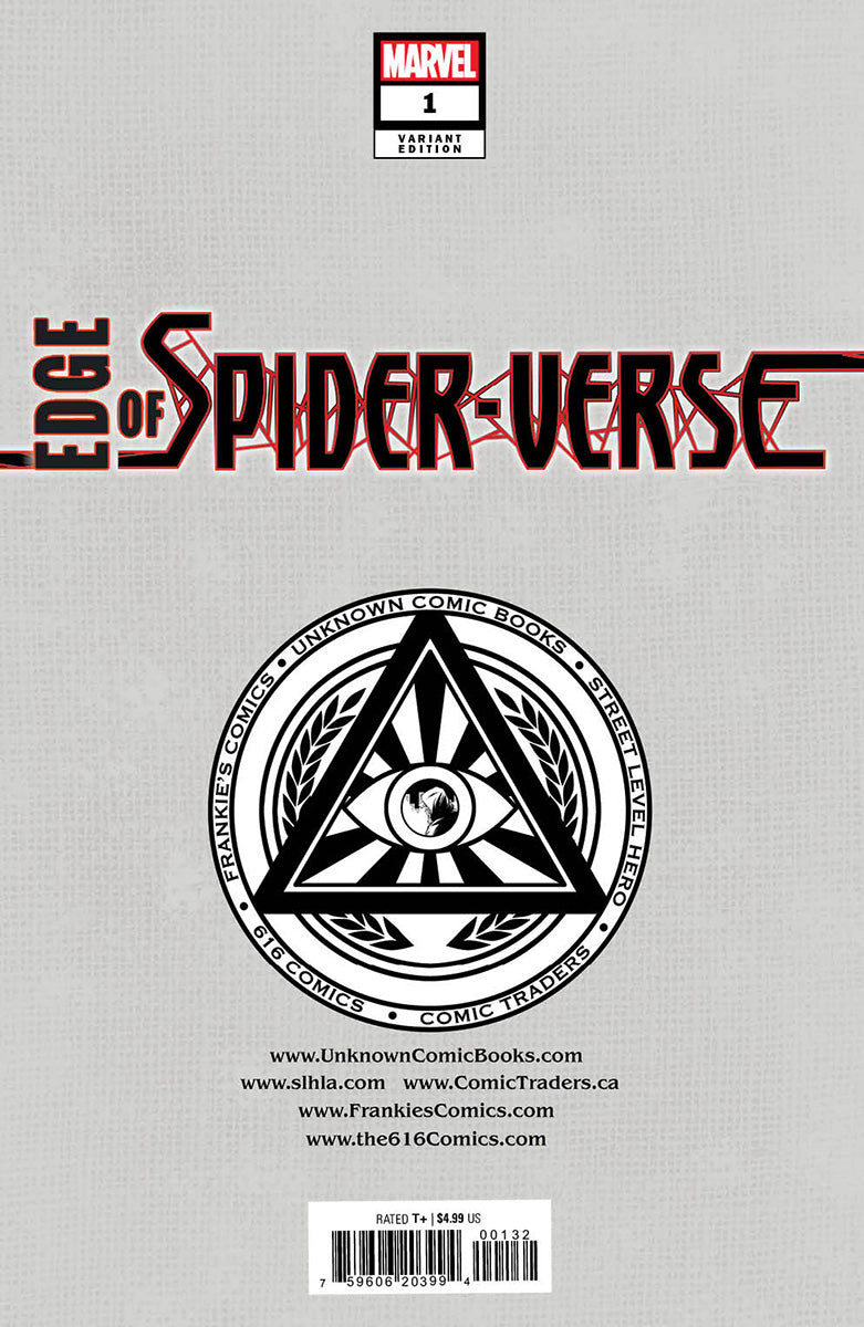SIGNED W/ COA EDGE OF SPIDER-VERSE #1 UNKNOWN COMICS TYLER KIRKHAM EXCLUSIVE VAR (04/26/2023)