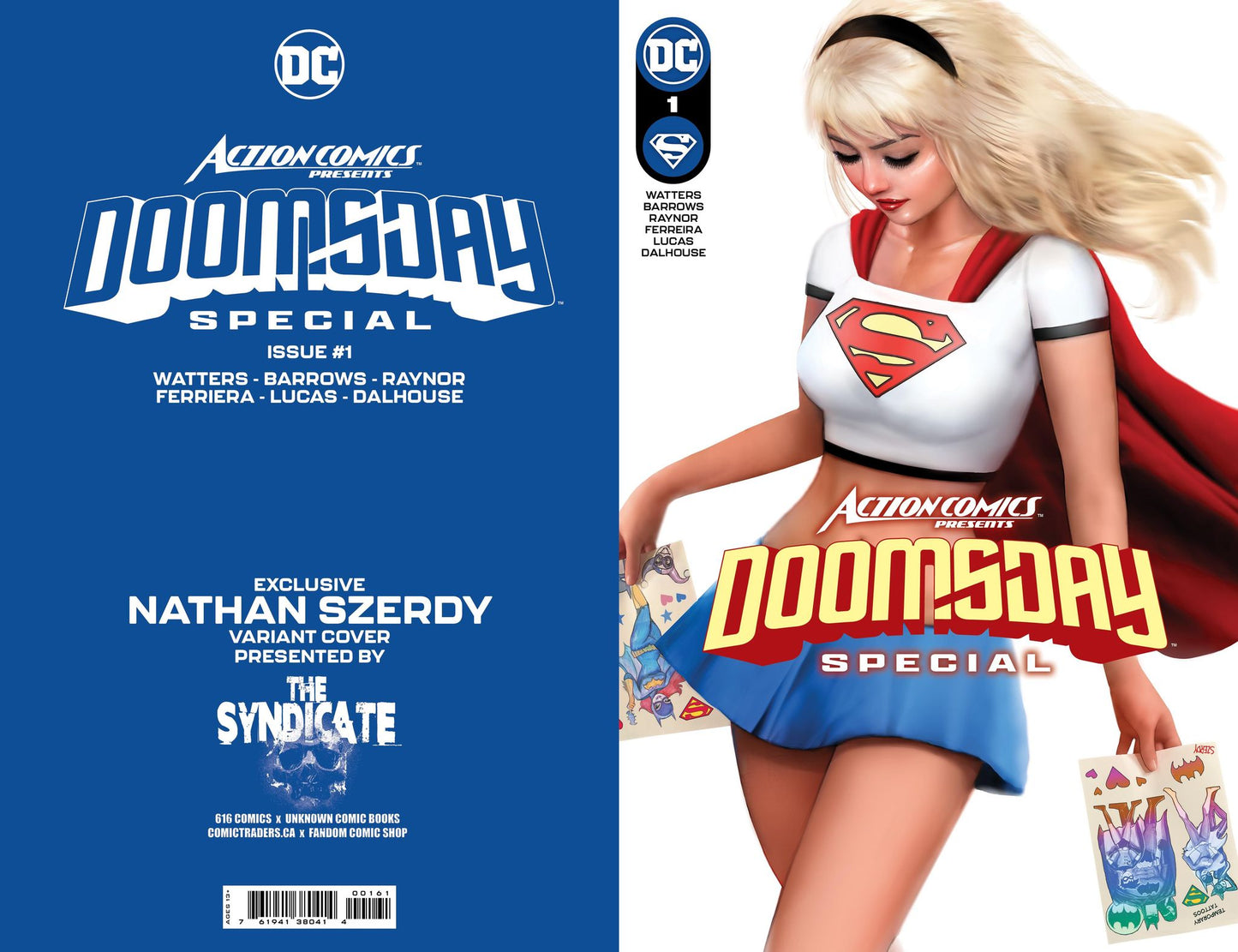 [SIGNED W/ COA] ACTION COMICS PRESENTS DOOMSDAY SPECIAL #1 (ONE SHOT) NATHAN SZERDY (616) EXCLUSIVE VAR (10/11/2023)